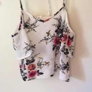 Floral tank top